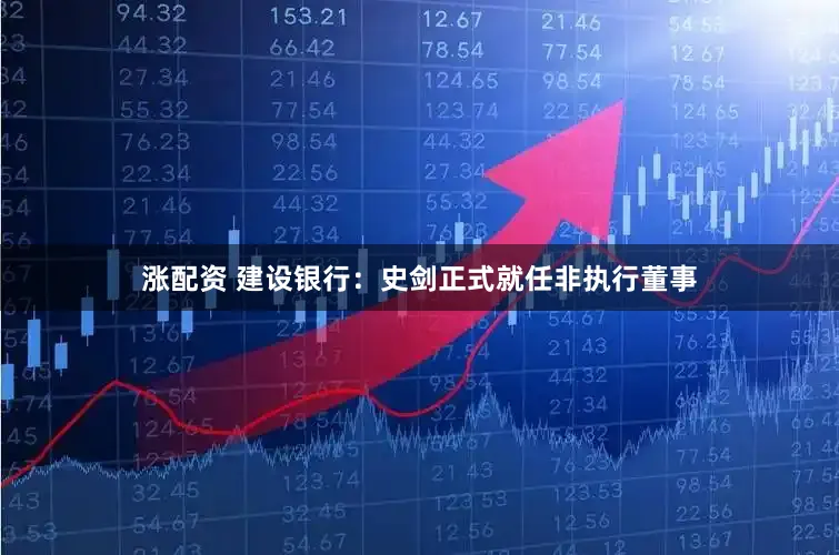 涨配资 建设银行：史剑正式就任非执行董事