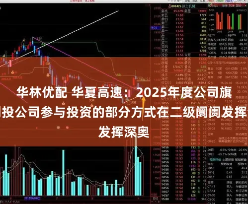 华林优配 华夏高速：2025年度公司旗下创投公司参与投资的部分方式在二级阛阓发挥深奥