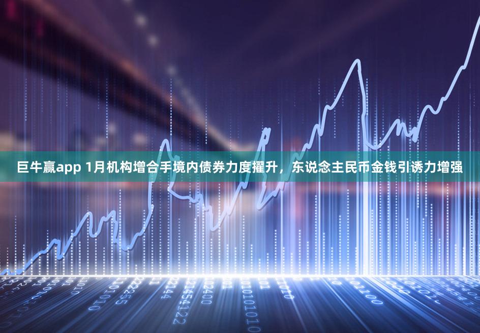 巨牛赢app 1月机构增合手境内债券力度擢升，东说念主民币金钱引诱力增强