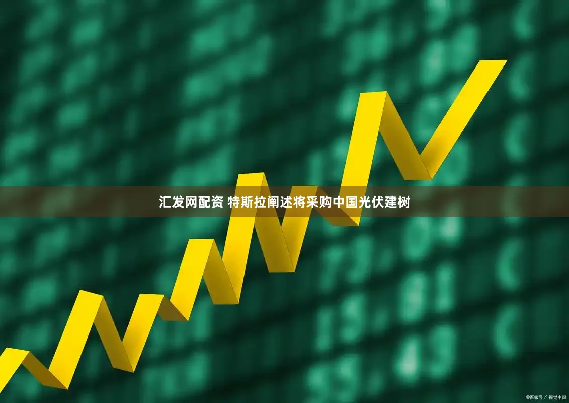汇发网配资 特斯拉阐述将采购中国光伏建树