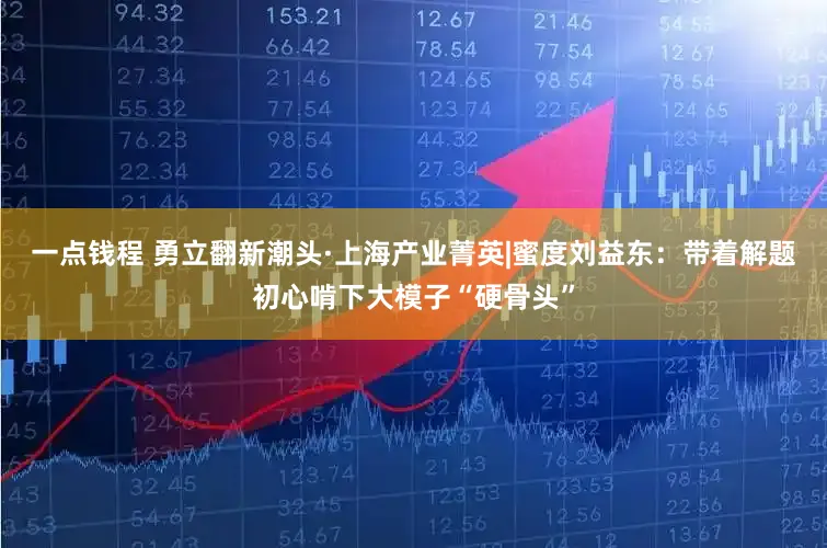 一点钱程 勇立翻新潮头·上海产业菁英|蜜度刘益东：带着解题初心啃下大模子“硬骨头”