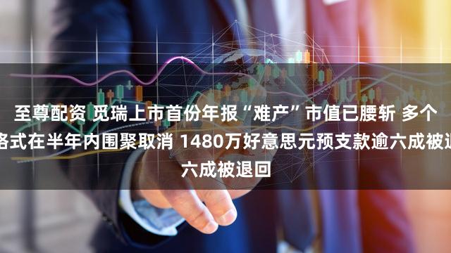至尊配资 觅瑞上市首份年报“难产”市值已腰斩 多个新格式在半年内围聚取消 1480万好意思元预支款逾六成被退回